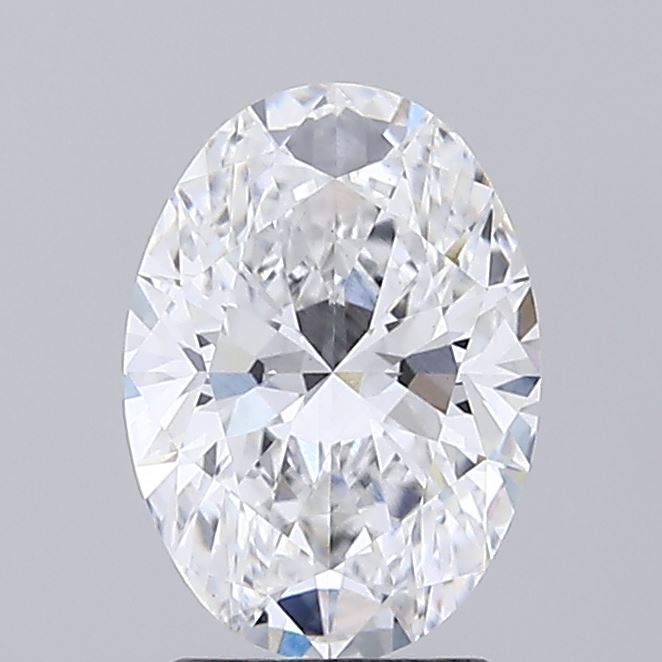 2.1ct Oval, D VS1 — IGI