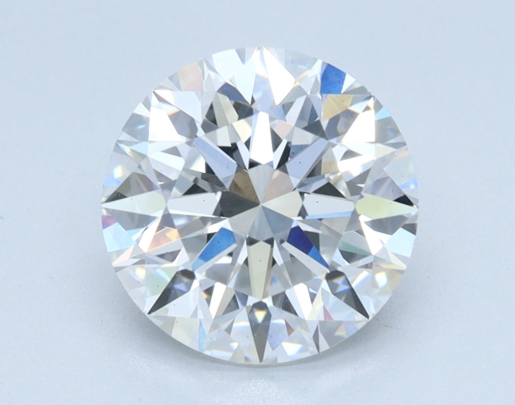 2.0ct Round, D VS2 — IGI