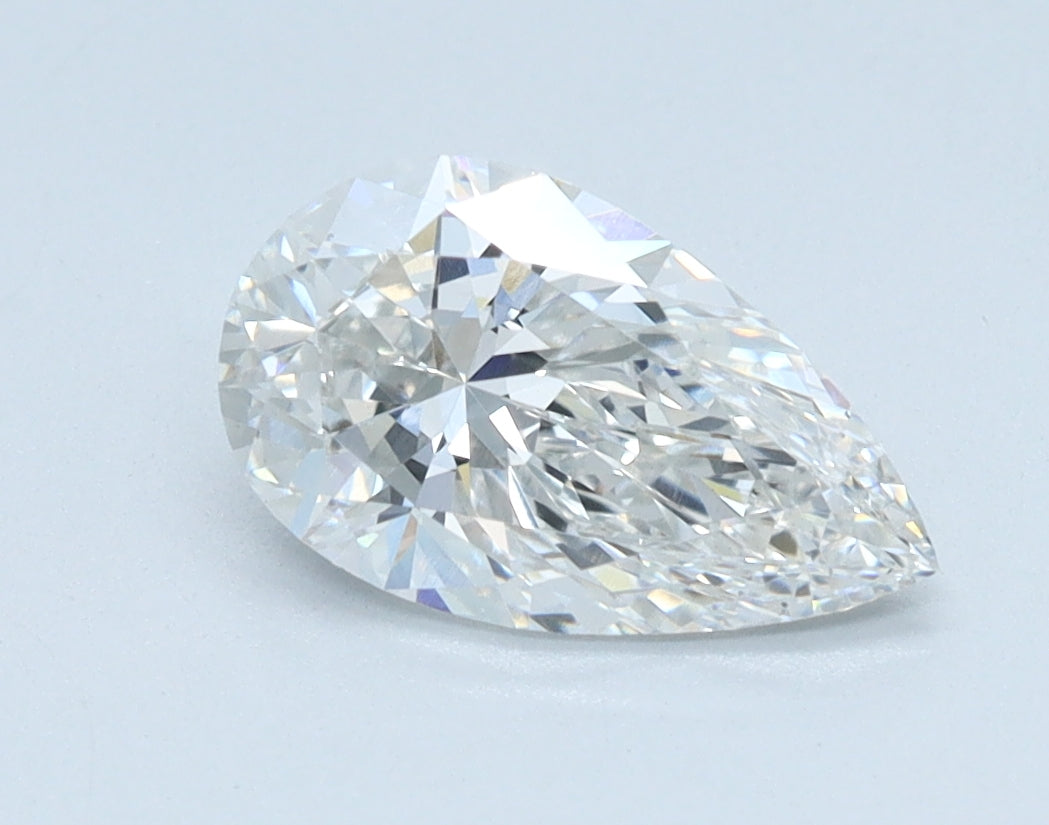 1.07ct Pear, F VS2 — IGI