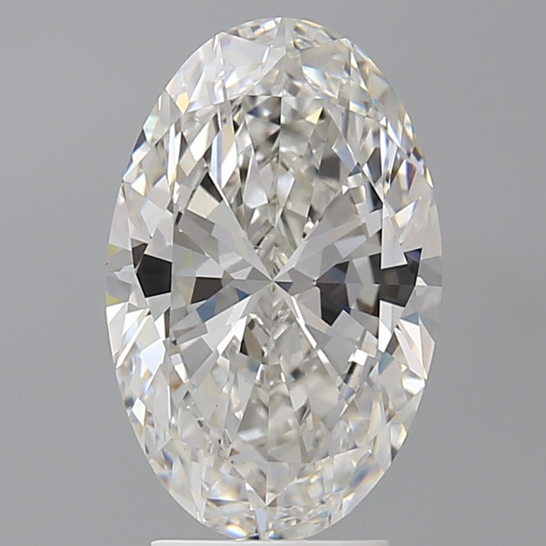 3.55ct Oval Lab-Grown Diamond — F VVS2, IGI Certified