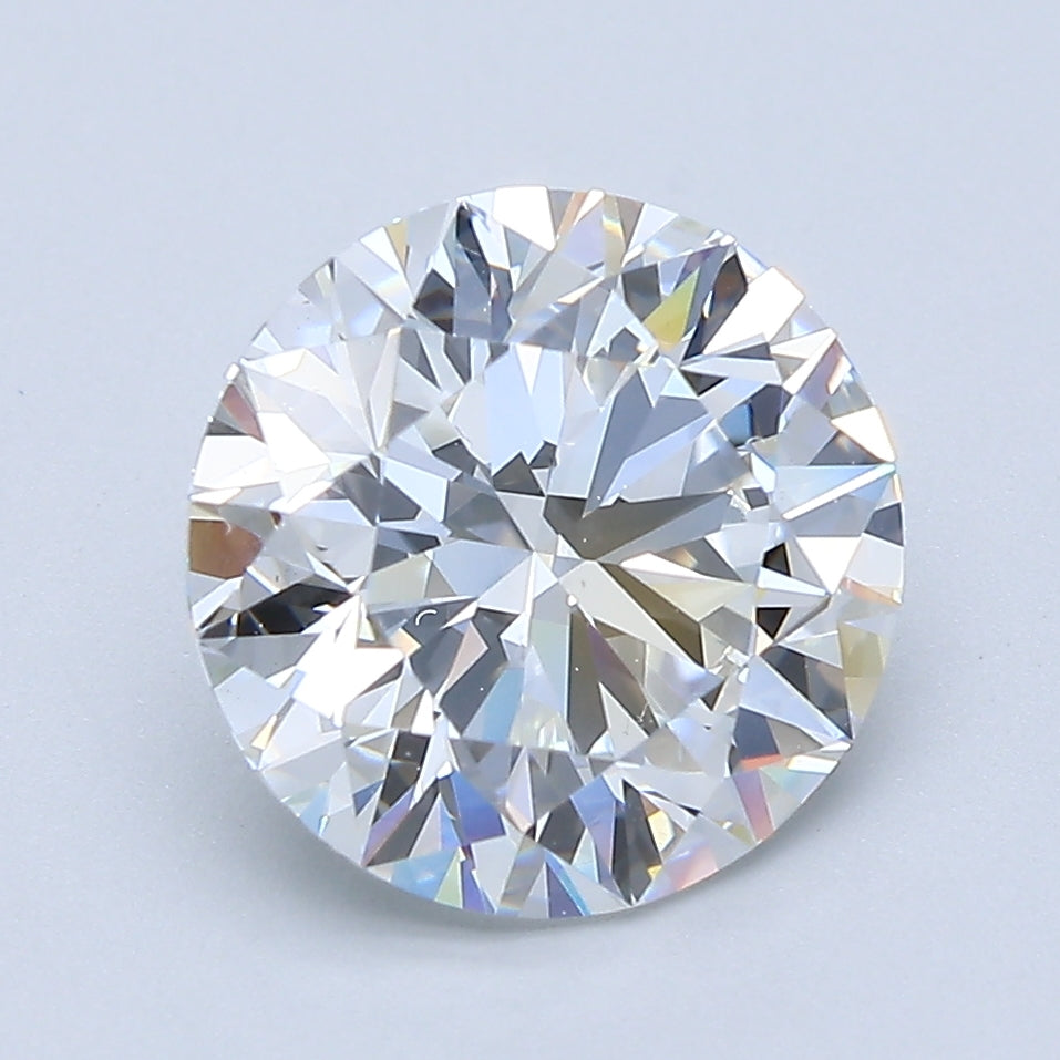 3.03ct Round Natural Diamond — F VS2, GIA Certified