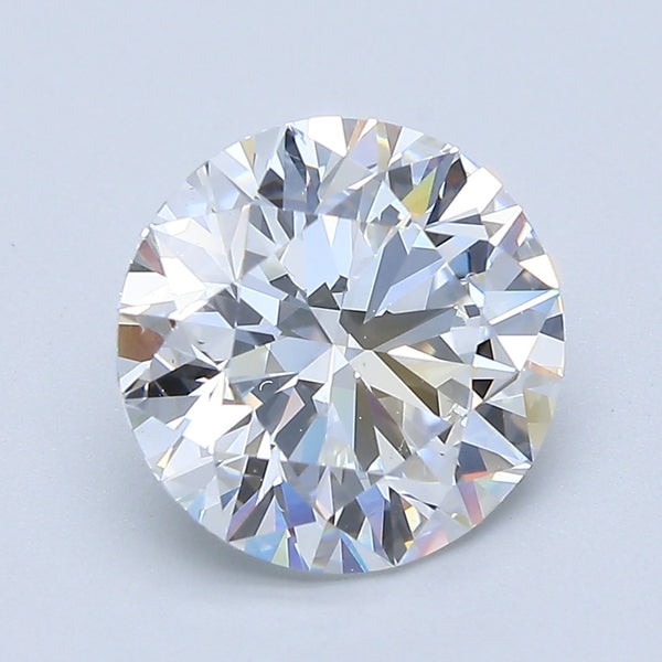 3.03ct Round Natural Diamond — F VS2, GIA Certified