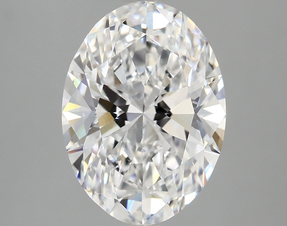 3.1ct Oval Lab-Grown Diamond — D VVS1, IGI Certified