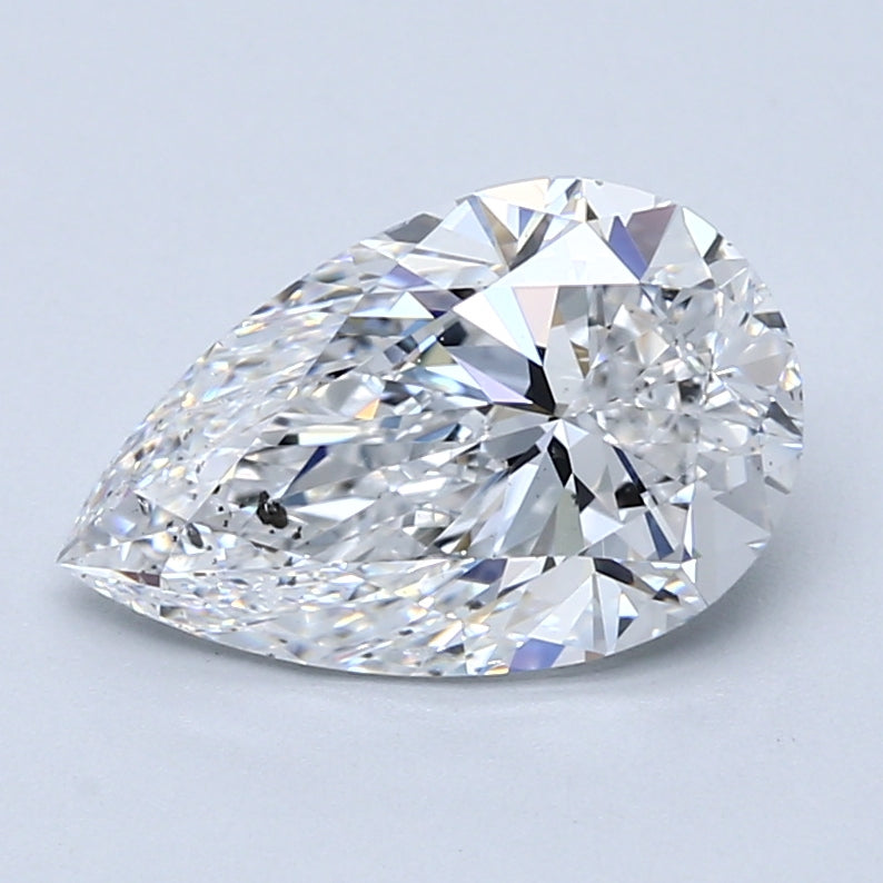 2.51ct Pear Natural Diamond — D SI2, GIA Certified