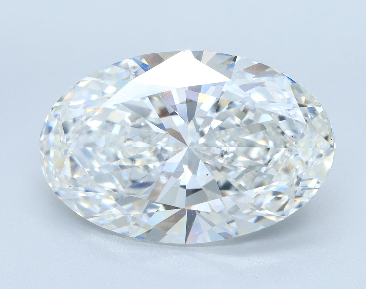 9.04ct Oval, F VS2 — IGI