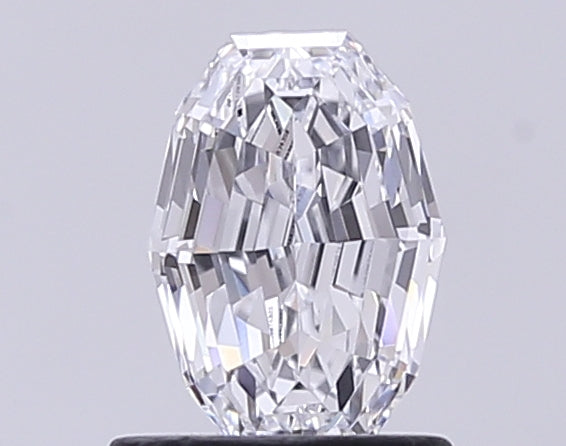 1.04ct Oval Step Lab-Grown Diamond — D VVS2, IGI Certified
