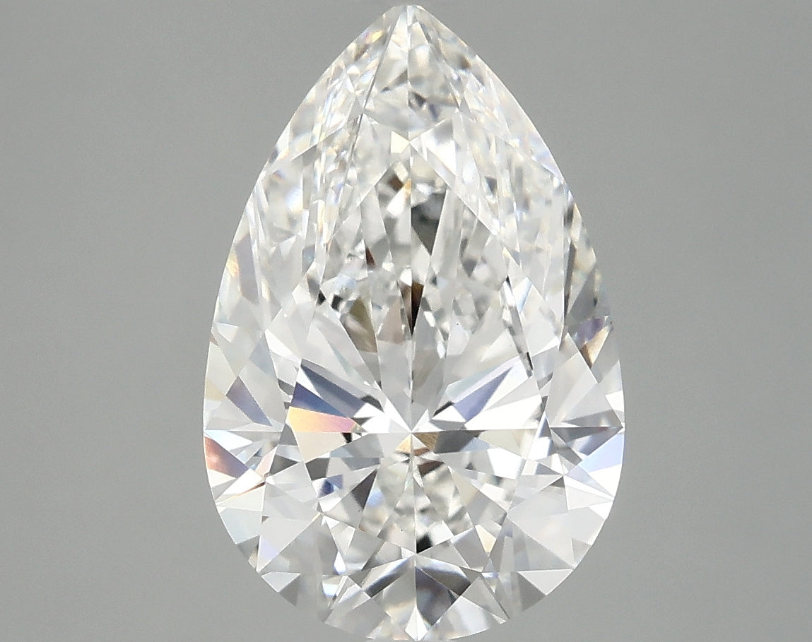 4.03ct Pear, E VS1 — IGI