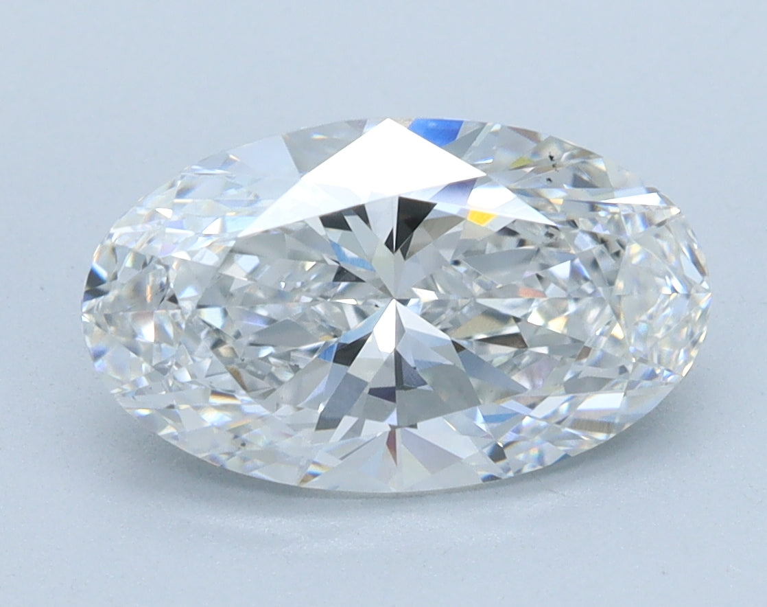 2.21ct Moval, E VS2 — IGI