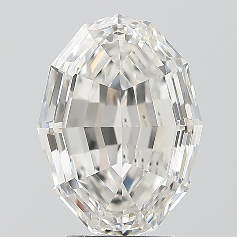 3.1ct Oval Step Cut, F VS1 — IGI