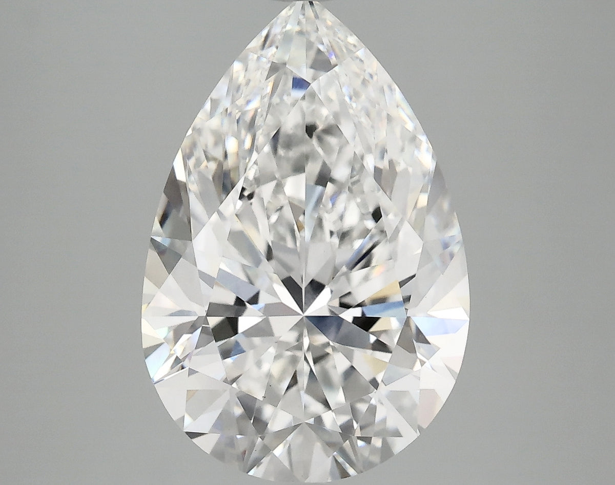 5.1ct Pear, E VS1 — IGI