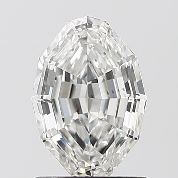 1.04ct Oval Step Cut, E VVS2 — IGI