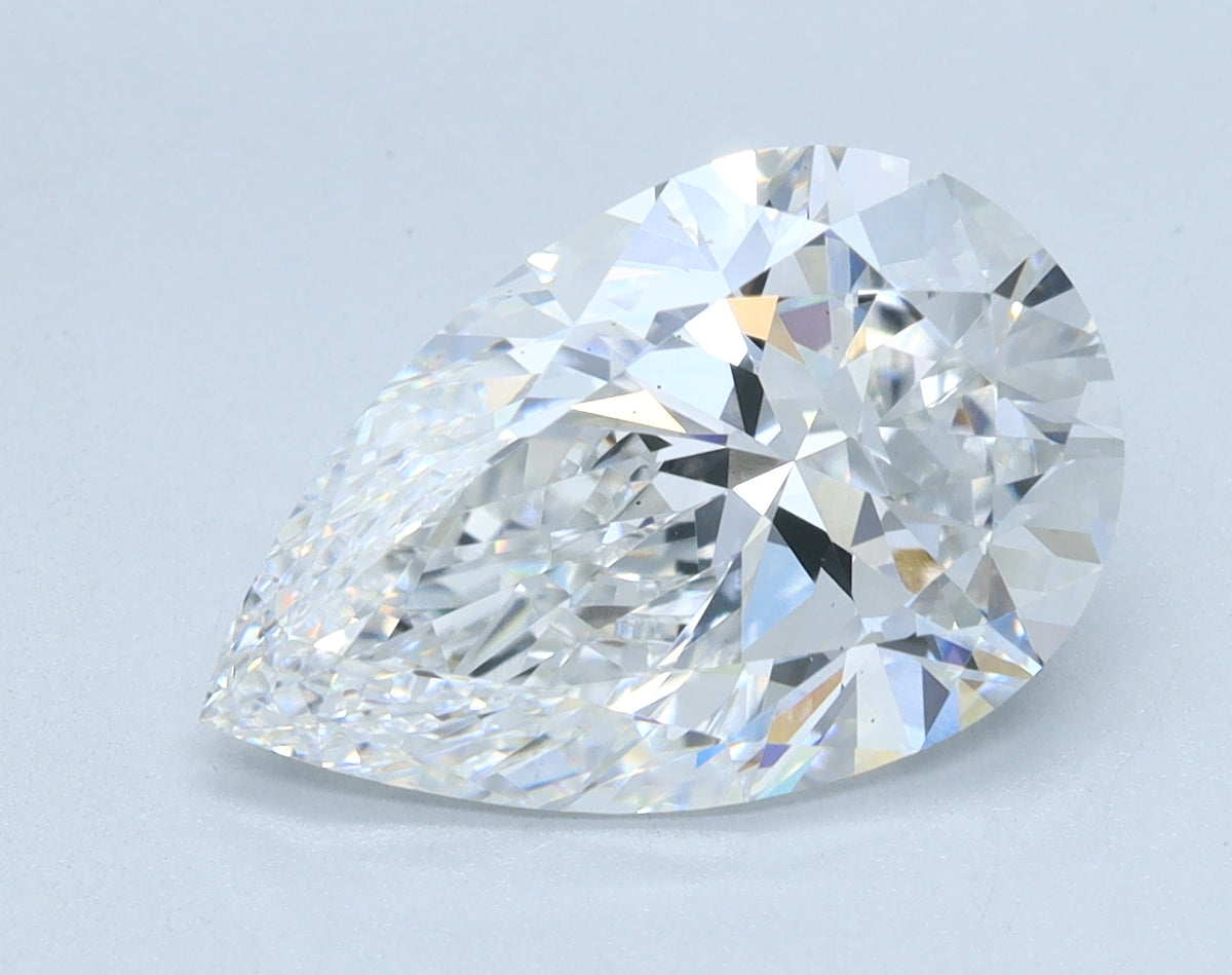 3.22ct Pear, E VS2 — IGI