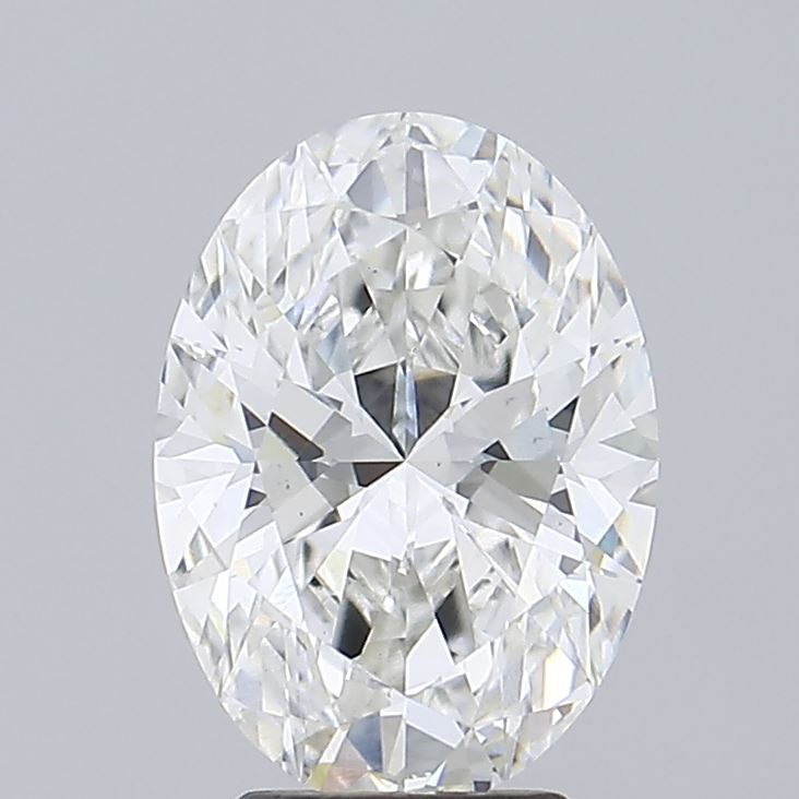 4.09ct Oval, F VS1 — IGI