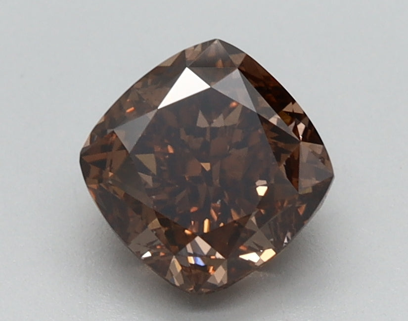 1.22ct Cushion Fancy Brown Lab-Grown Diamond — VS1 | IGI