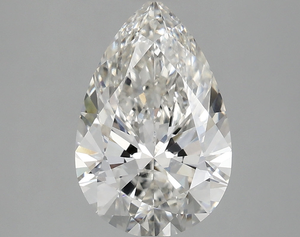 2.4ct Pear, F VVS2 — IGI