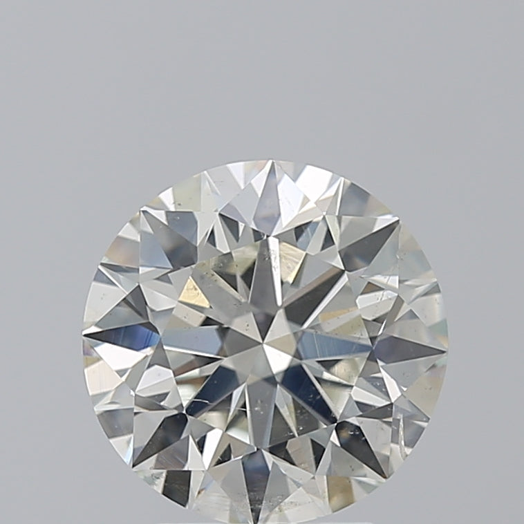 3.8ct Round, J SI2 — GIA
