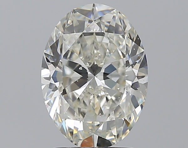 2.2ct Oval Natural Diamond — I SI1, GIA Certified