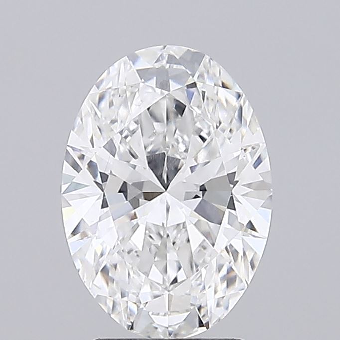 2.87ct Oval, D VS1 — IGI