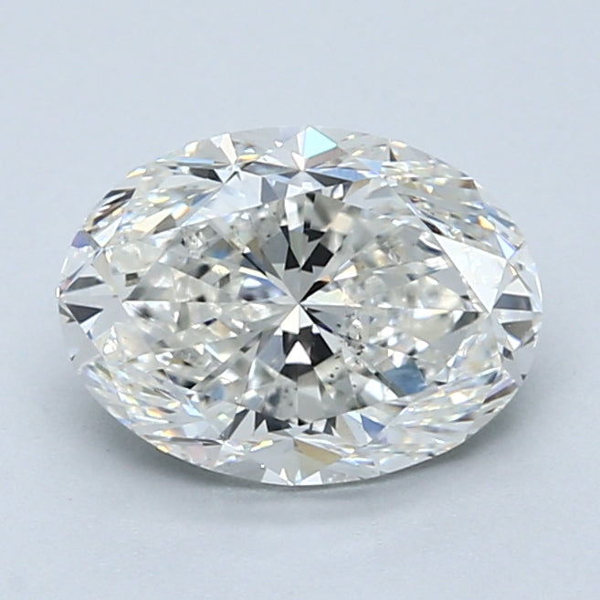 2.01ct Oval, H SI1 — GIA