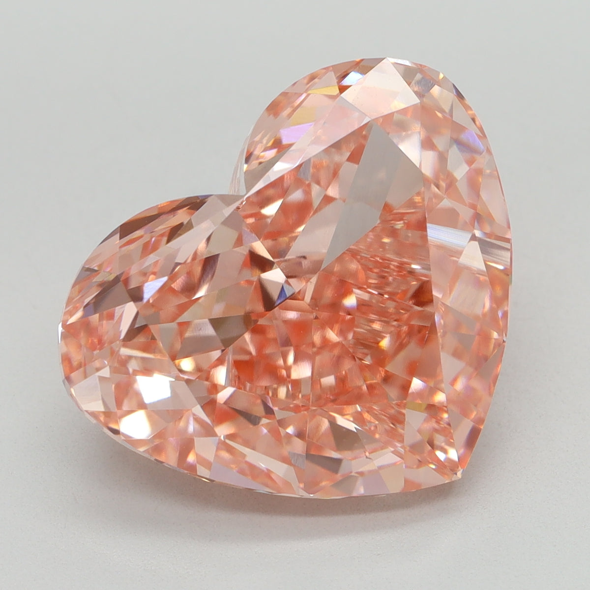 9.30ct Heart Fancy Vivid Pink Lab-Grown Diamond — VS1 | IGI