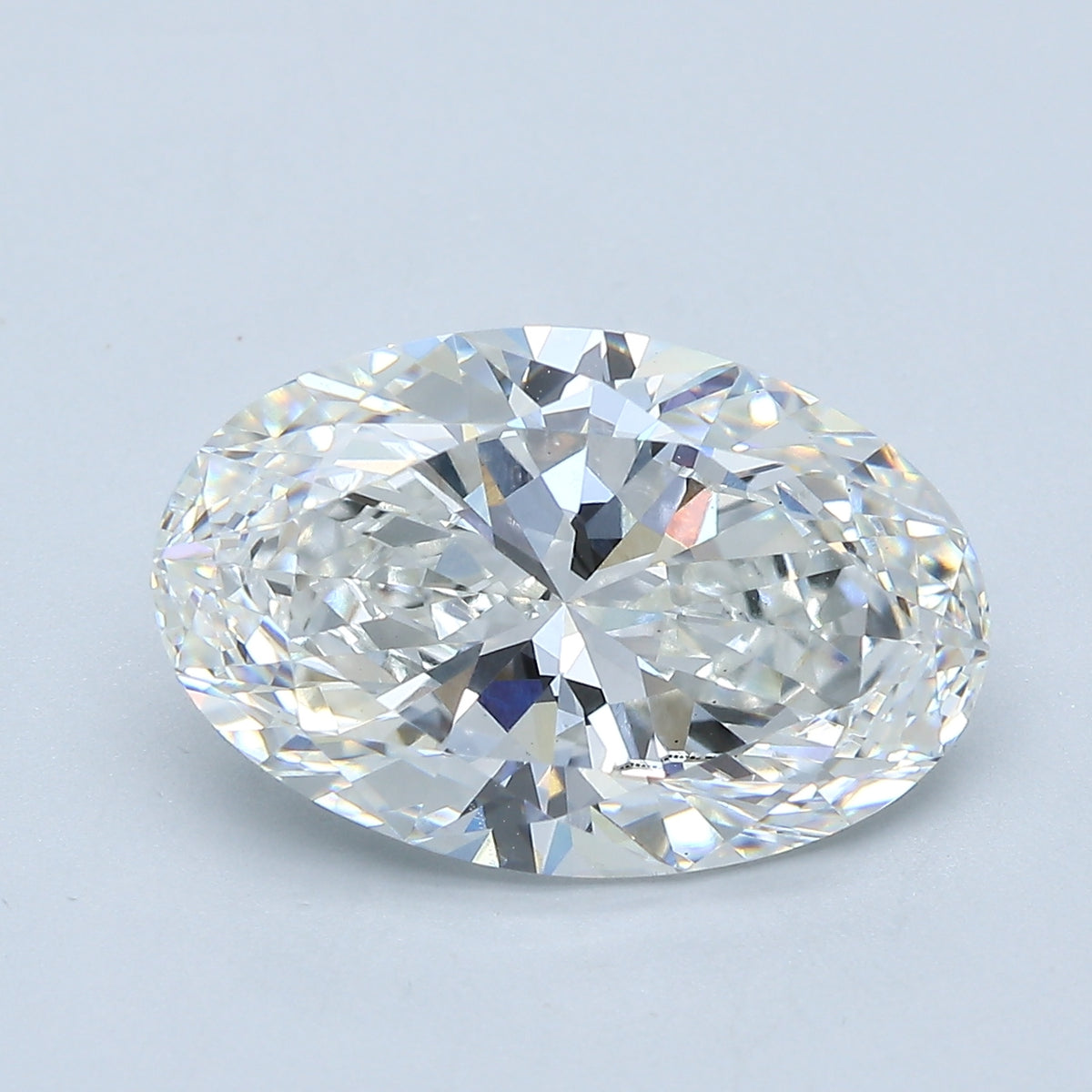 5.02ct Oval, F VS2 — IGI