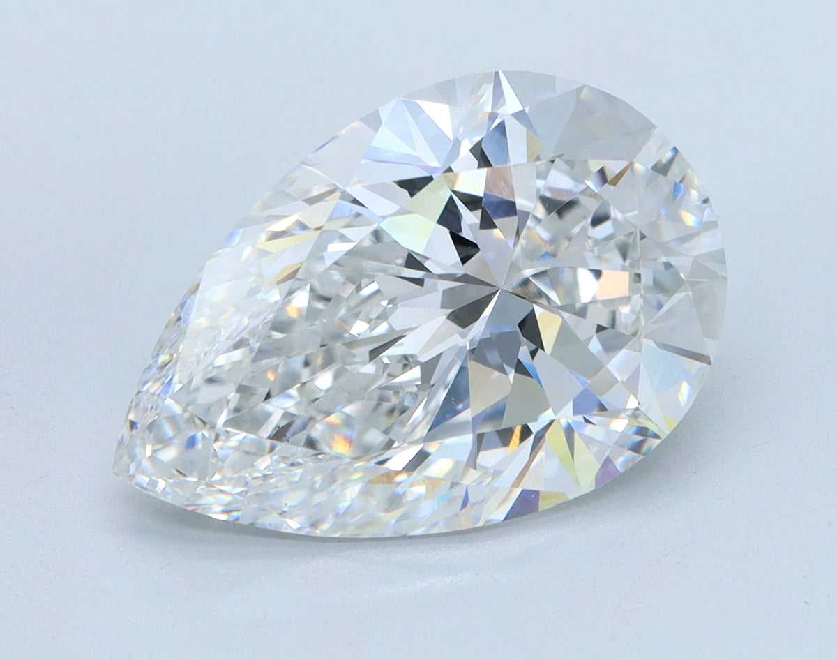 4.36ct Pear, D VS1 — IGI