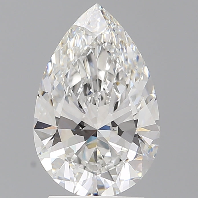 2.6ct Pear, E VS1 — IGI