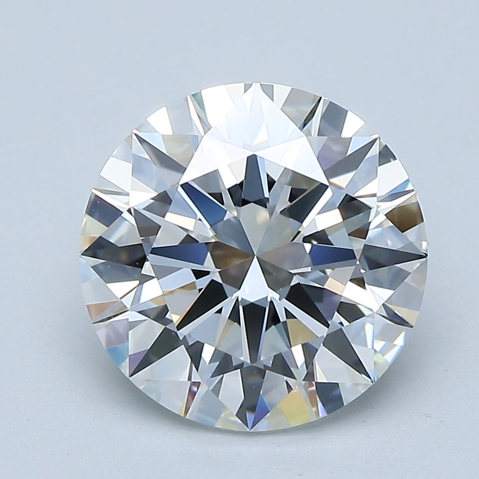 3.57ct Round, F IF — GIA