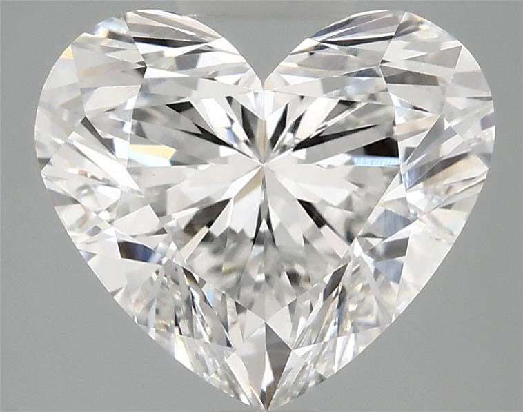 3.03ct Heart, F VS1 — IGI