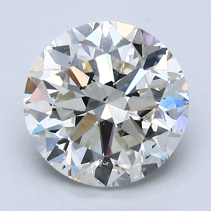 2.21ct Round, H SI1 — GIA