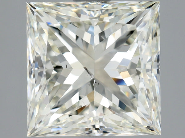 2.52ct Princess Natural Diamond — J SI1, GIA Certified