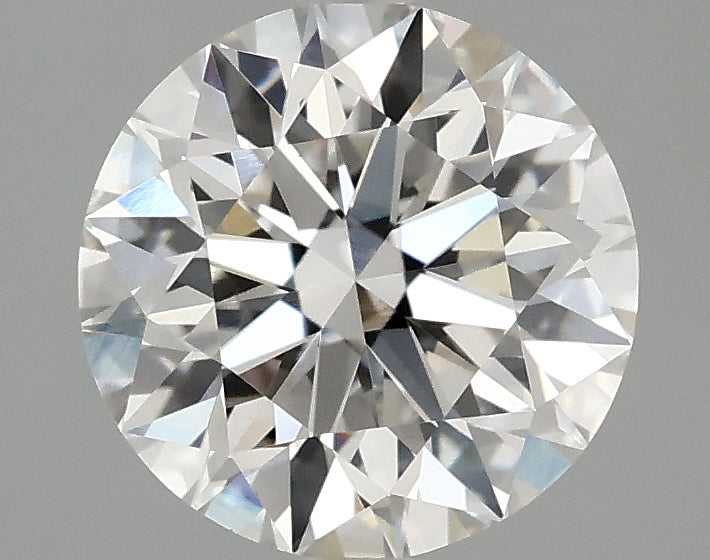 2.06ct Round, F VVS2 — IGI