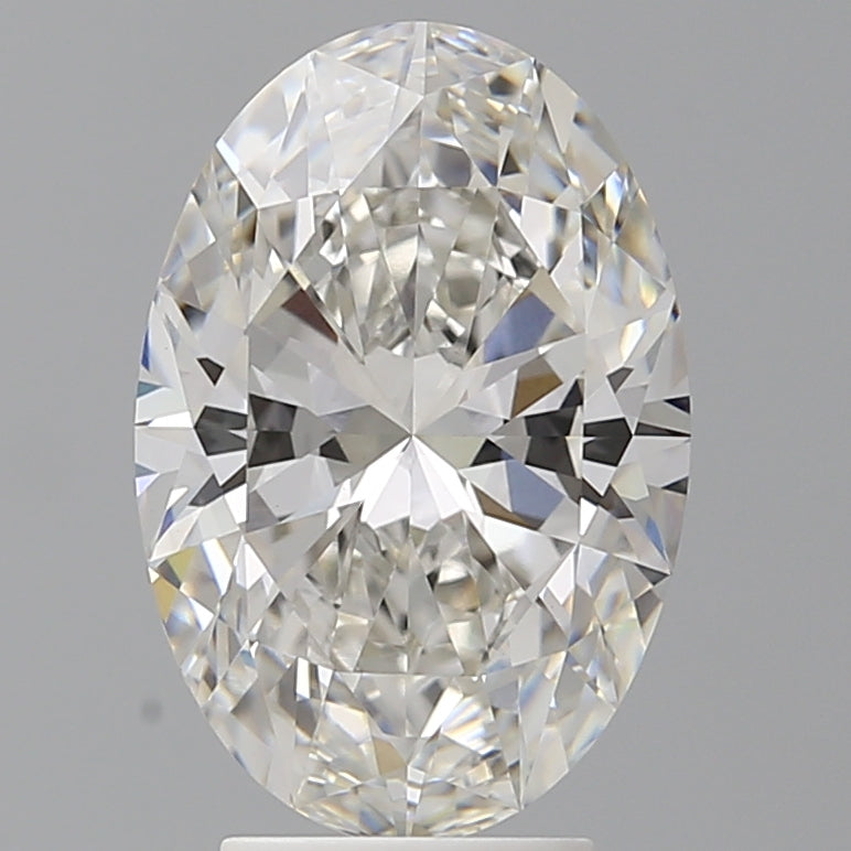 4.06ct Oval Lab-Grown Diamond — F VVS2, IGI Certified