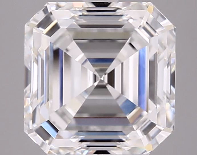 2.71ct Asscher, D VVS2 — IGI