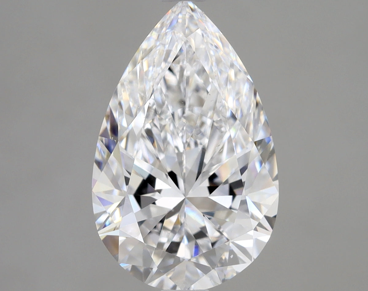 2.7ct Pear Natural Diamond — D SI1, GIA Certified