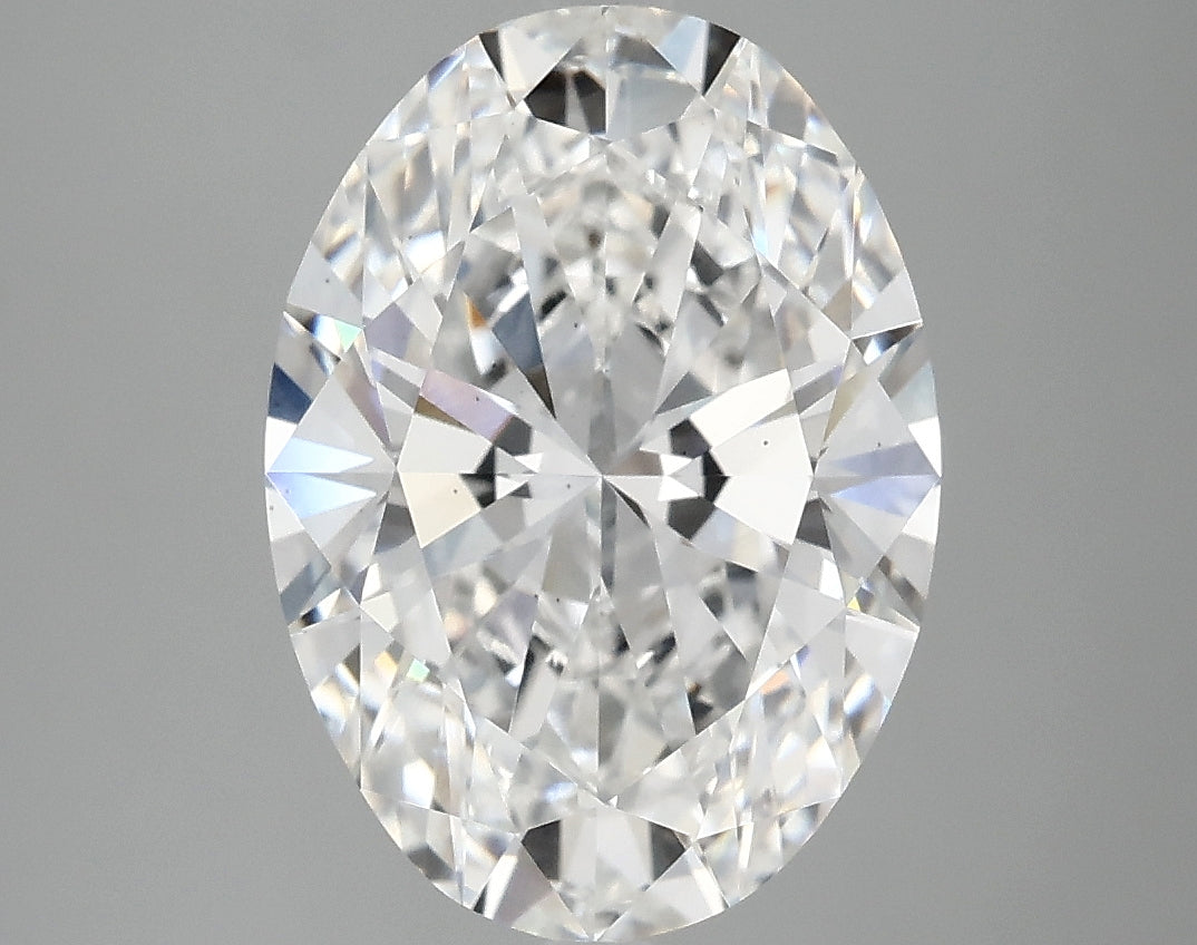 3.78ct Oval, D VS2 — IGI