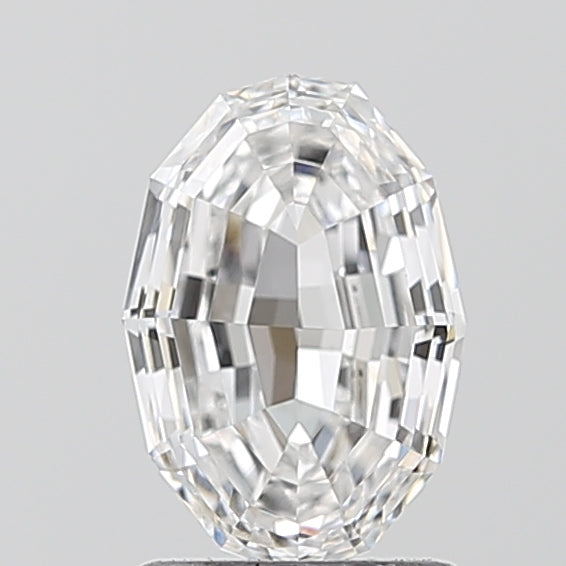 1.51ct Oval Step Cut, D VVS2 — IGI