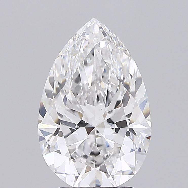 2.93ct Pear, E VS1 — IGI