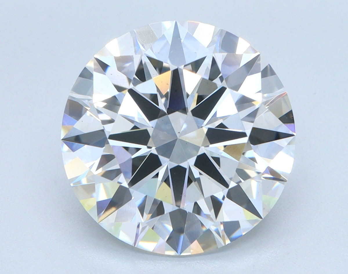 4.21ct Round, D VS2 — IGI