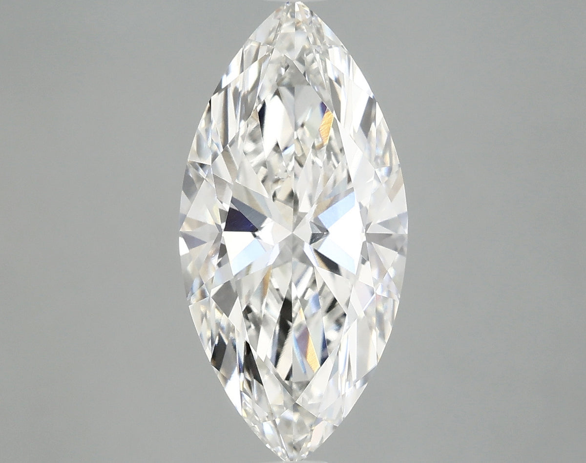 3.4ct Marquise, F VVS2 — IGI