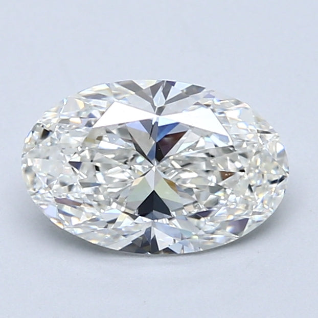 1.24ct Oval Natural Diamond — H SI2, GIA Certified