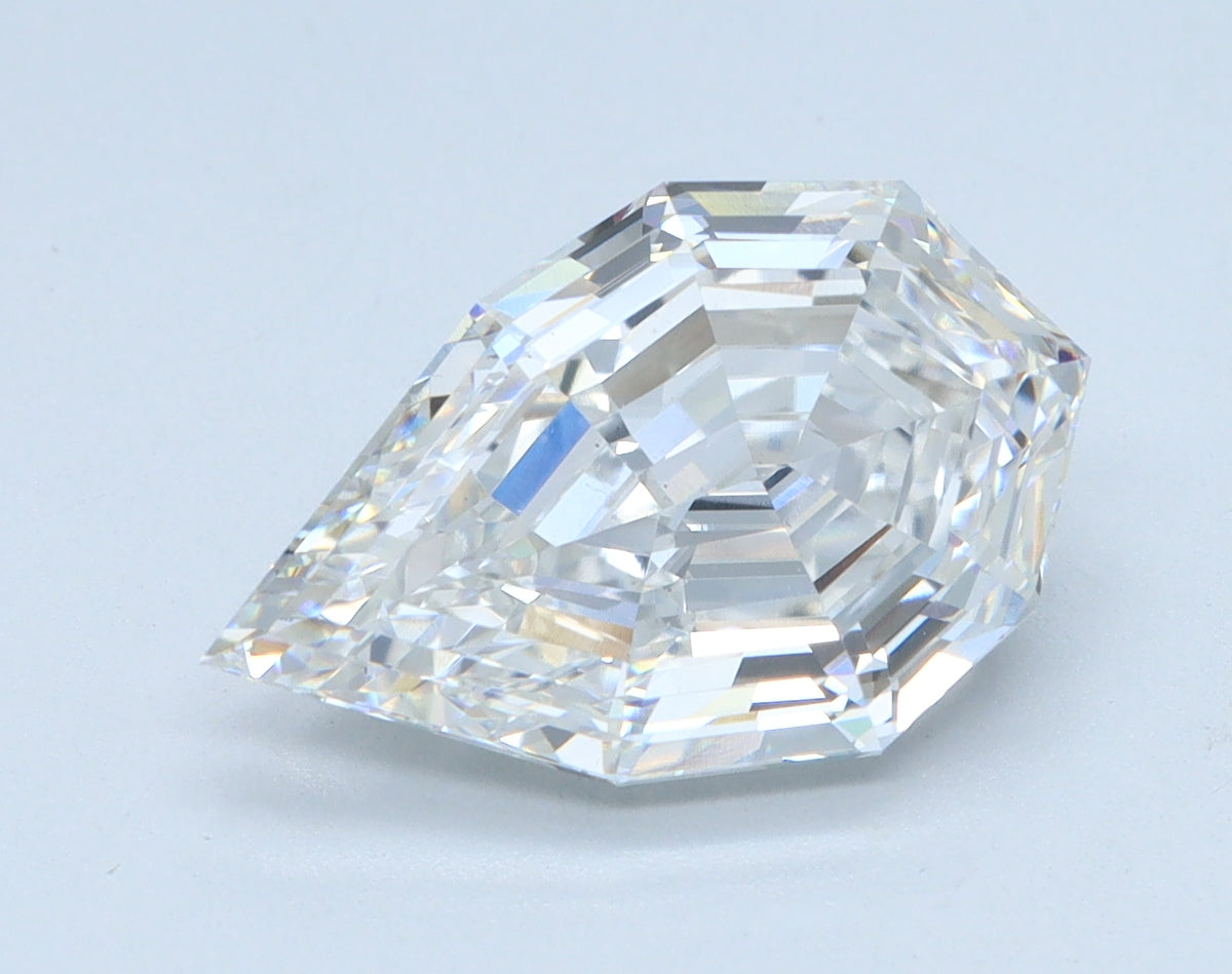 3.02ct Pear Step, F VS1 — IGI
