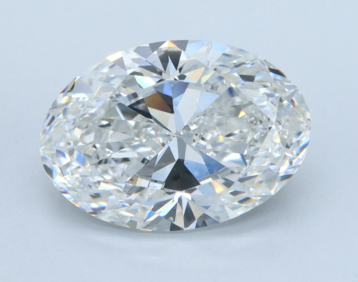 5.71ct Oval, F VS2 — IGI