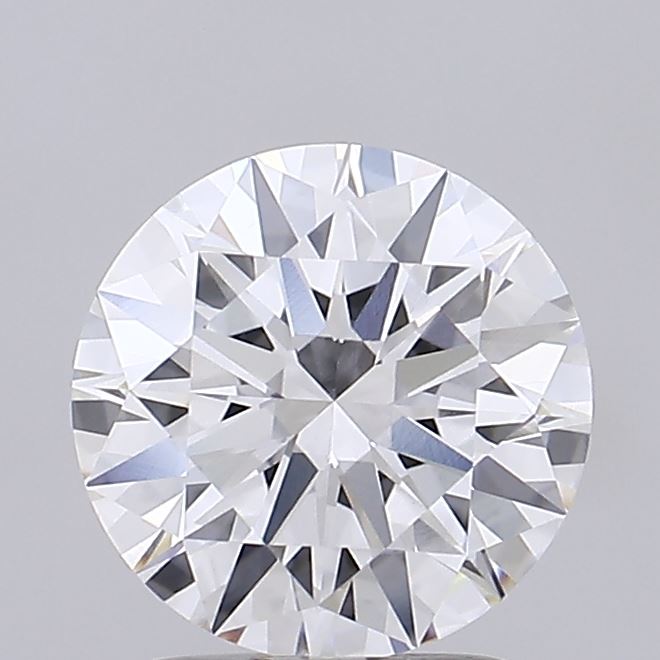 2.08ct Round, E VVS2 — IGI