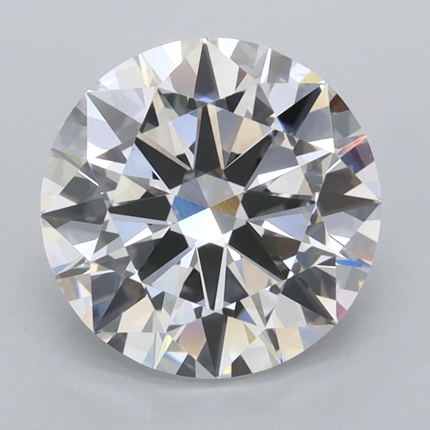 2.87ct Round, E VVS1 — IGI
