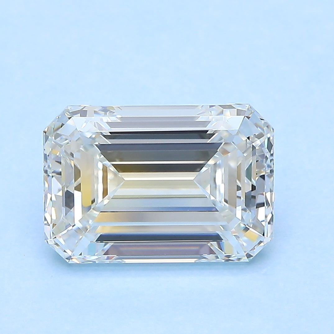 3.5ct Emerald Natural Diamond — H VVS2, GIA Certified