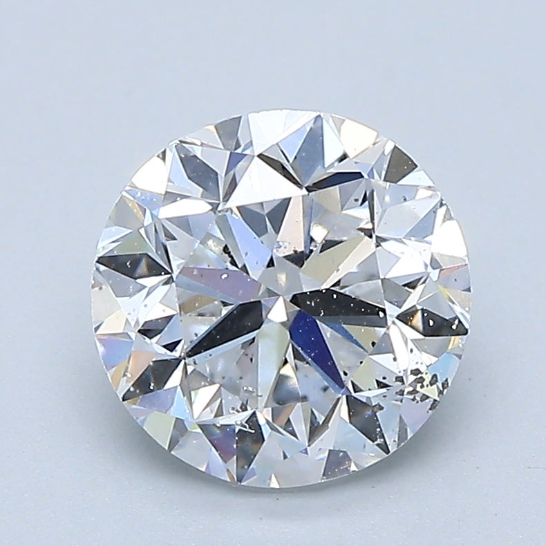 2.0ct Round Natural Diamond — D SI2, GIA Certified
