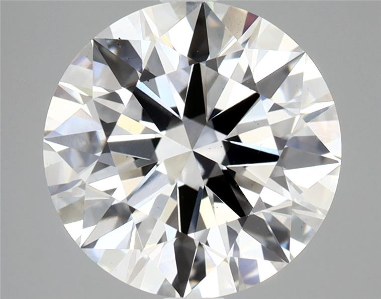 4.09ct Round, F VS2 — IGI