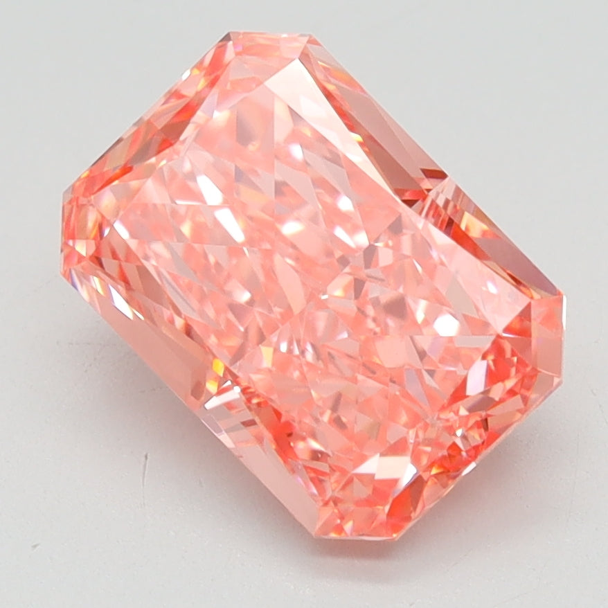 2.23ct Radiant Fancy Vivid Pink Lab-Grown Diamond — VS1 | IGI