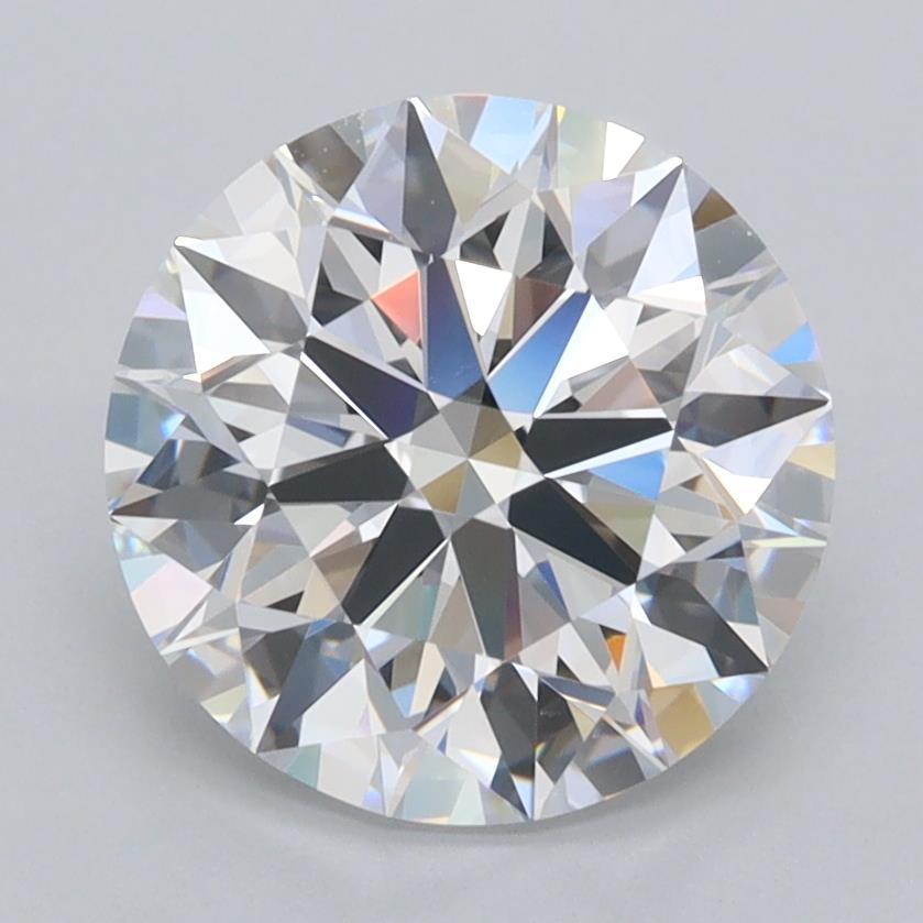 2.7ct Round, D VVS1 — IGI